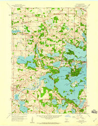 Mound Minnesota Historical topographic map, 1:24000 scale, 7.5 X 7.5 Minute, Year 1958