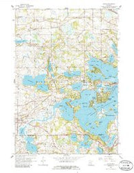 Mound Minnesota Historical topographic map, 1:24000 scale, 7.5 X 7.5 Minute, Year 1958