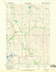 Mount Wickham Minnesota Historical topographic map, 1:24000 scale, 7.5 X 7.5 Minute, Year 1967