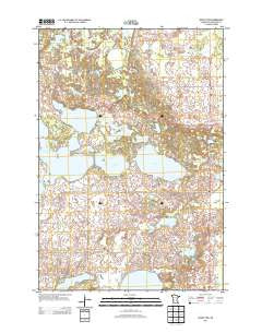 Mount Tom Minnesota Historical topographic map, 1:24000 scale, 7.5 X 7.5 Minute, Year 2013