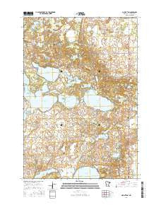 Mount Tom Minnesota Current topographic map, 1:24000 scale, 7.5 X 7.5 Minute, Year 2016