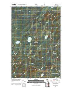 Mount Weber Minnesota Historical topographic map, 1:24000 scale, 7.5 X 7.5 Minute, Year 2011