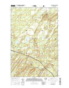 Mount Weber Minnesota Current topographic map, 1:24000 scale, 7.5 X 7.5 Minute, Year 2016