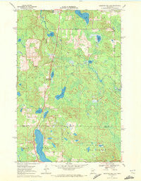 Mountain Ash Lake Minnesota Historical topographic map, 1:24000 scale, 7.5 X 7.5 Minute, Year 1970