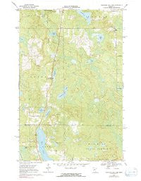 Mountain Ash Lake Minnesota Historical topographic map, 1:24000 scale, 7.5 X 7.5 Minute, Year 1970