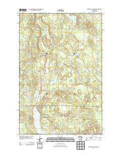 Mountain Ash Lake Minnesota Historical topographic map, 1:24000 scale, 7.5 X 7.5 Minute, Year 2013