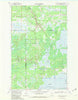 Mulligan Lake NE Minnesota Historical topographic map, 1:24000 scale, 7.5 X 7.5 Minute, Year 1968