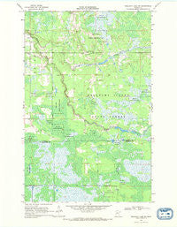 Mulligan Lake SW Minnesota Historical topographic map, 1:24000 scale, 7.5 X 7.5 Minute, Year 1968
