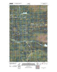 Mulligan Lake Minnesota Historical topographic map, 1:24000 scale, 7.5 X 7.5 Minute, Year 2010