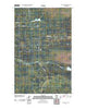 Mulligan Lake Minnesota Historical topographic map, 1:24000 scale, 7.5 X 7.5 Minute, Year 2010
