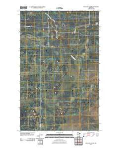 Mulligan Lake NE Minnesota Historical topographic map, 1:24000 scale, 7.5 X 7.5 Minute, Year 2010