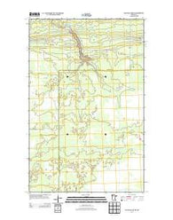 Mulligan Lake NE Minnesota Historical topographic map, 1:24000 scale, 7.5 X 7.5 Minute, Year 2013