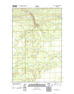 Mulligan Lake NE Minnesota Historical topographic map, 1:24000 scale, 7.5 X 7.5 Minute, Year 2013