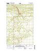 Mulligan Lake NE Minnesota Current topographic map, 1:24000 scale, 7.5 X 7.5 Minute, Year 2016