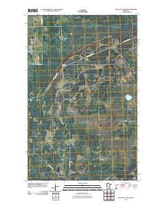 Mulligan Lake NW Minnesota Historical topographic map, 1:24000 scale, 7.5 X 7.5 Minute, Year 2010
