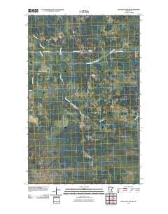 Mulligan Lake SW Minnesota Historical topographic map, 1:24000 scale, 7.5 X 7.5 Minute, Year 2010