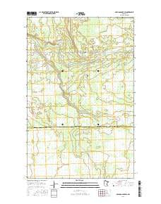 Mulligan Lake SW Minnesota Current topographic map, 1:24000 scale, 7.5 X 7.5 Minute, Year 2016