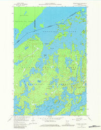 Munker Island Minnesota Historical topographic map, 1:24000 scale, 7.5 X 7.5 Minute, Year 1959