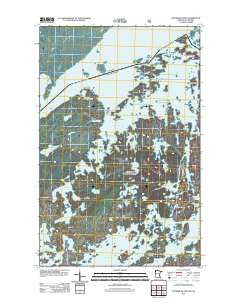 Munker Island Minnesota Historical topographic map, 1:24000 scale, 7.5 X 7.5 Minute, Year 2011