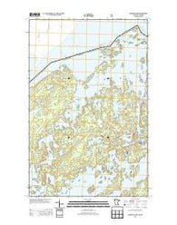 Munker Island Minnesota Historical topographic map, 1:24000 scale, 7.5 X 7.5 Minute, Year 2013