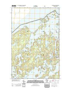 Munker Island Minnesota Historical topographic map, 1:24000 scale, 7.5 X 7.5 Minute, Year 2013