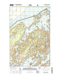 Munker Island Minnesota Current topographic map, 1:24000 scale, 7.5 X 7.5 Minute, Year 2016