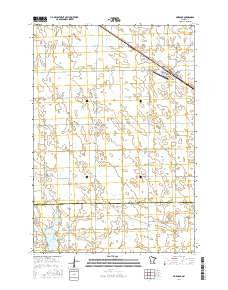 Murdock Minnesota Current topographic map, 1:24000 scale, 7.5 X 7.5 Minute, Year 2016