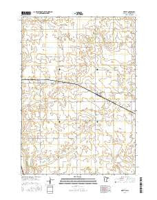 Myrtle Minnesota Current topographic map, 1:24000 scale, 7.5 X 7.5 Minute, Year 2016