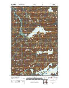 Myrtle Lake Minnesota Historical topographic map, 1:24000 scale, 7.5 X 7.5 Minute, Year 2011