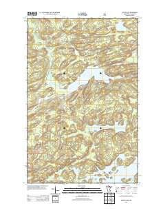 Myrtle Lake Minnesota Historical topographic map, 1:24000 scale, 7.5 X 7.5 Minute, Year 2013