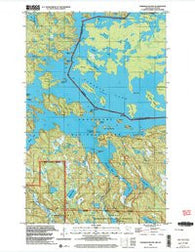 Namakan Island Minnesota Historical topographic map, 1:24000 scale, 7.5 X 7.5 Minute, Year 1999