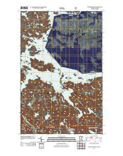 Namakan Island Minnesota Historical topographic map, 1:24000 scale, 7.5 X 7.5 Minute, Year 2011