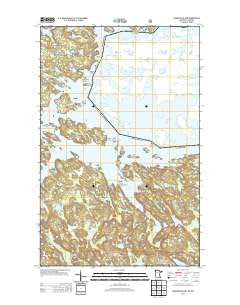 Namakan Island Minnesota Historical topographic map, 1:24000 scale, 7.5 X 7.5 Minute, Year 2013