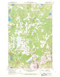 Nashwauk Minnesota Historical topographic map, 1:24000 scale, 7.5 X 7.5 Minute, Year 1952