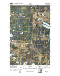 Nebish Minnesota Historical topographic map, 1:24000 scale, 7.5 X 7.5 Minute, Year 2010