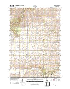 Nerstrand Minnesota Historical topographic map, 1:24000 scale, 7.5 X 7.5 Minute, Year 2013