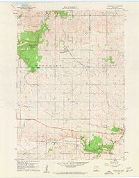 Nerstrand Minnesota Historical topographic map, 1:24000 scale, 7.5 X 7.5 Minute, Year 1960