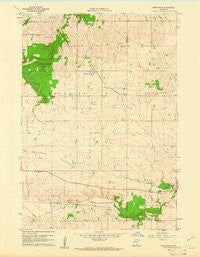 Nerstrand Minnesota Historical topographic map, 1:24000 scale, 7.5 X 7.5 Minute, Year 1960