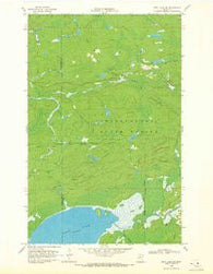 Nett Lake NE Minnesota Historical topographic map, 1:24000 scale, 7.5 X 7.5 Minute, Year 1969
