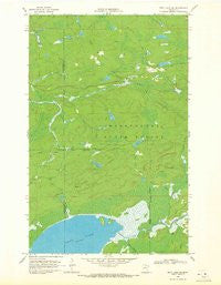 Nett Lake NE Minnesota Historical topographic map, 1:24000 scale, 7.5 X 7.5 Minute, Year 1969