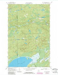 Nett Lake NE Minnesota Historical topographic map, 1:24000 scale, 7.5 X 7.5 Minute, Year 1969
