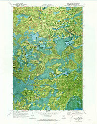 Nett Lake NW Minnesota Historical topographic map, 1:24000 scale, 7.5 X 7.5 Minute, Year 1970