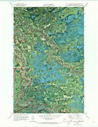Nett Lake River West Minnesota Historical topographic map, 1:24000 scale, 7.5 X 7.5 Minute, Year 1970