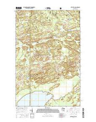 Nett Lake NE Minnesota Current topographic map, 1:24000 scale, 7.5 X 7.5 Minute, Year 2016