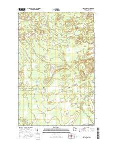 Nett Lake NW Minnesota Current topographic map, 1:24000 scale, 7.5 X 7.5 Minute, Year 2016