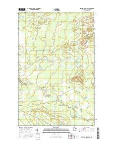 Nett Lake River East Minnesota Current topographic map, 1:24000 scale, 7.5 X 7.5 Minute, Year 2016
