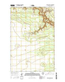 Nett Lake River SW Minnesota Current topographic map, 1:24000 scale, 7.5 X 7.5 Minute, Year 2016