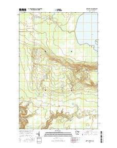 Nett Lake SW Minnesota Current topographic map, 1:24000 scale, 7.5 X 7.5 Minute, Year 2016