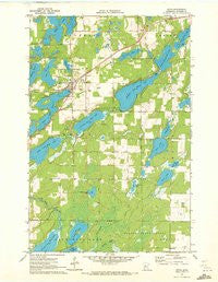 Nevis Minnesota Historical topographic map, 1:24000 scale, 7.5 X 7.5 Minute, Year 1970
