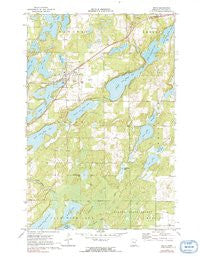 Nevis Minnesota Historical topographic map, 1:24000 scale, 7.5 X 7.5 Minute, Year 1970